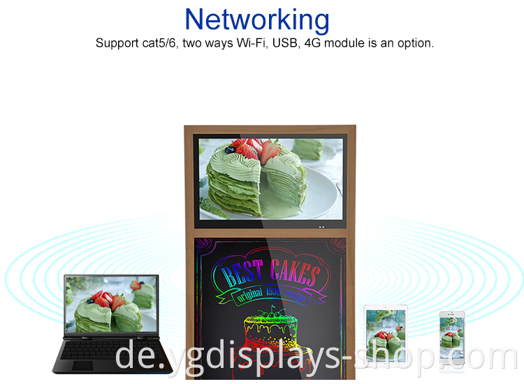 Digital signage and displays